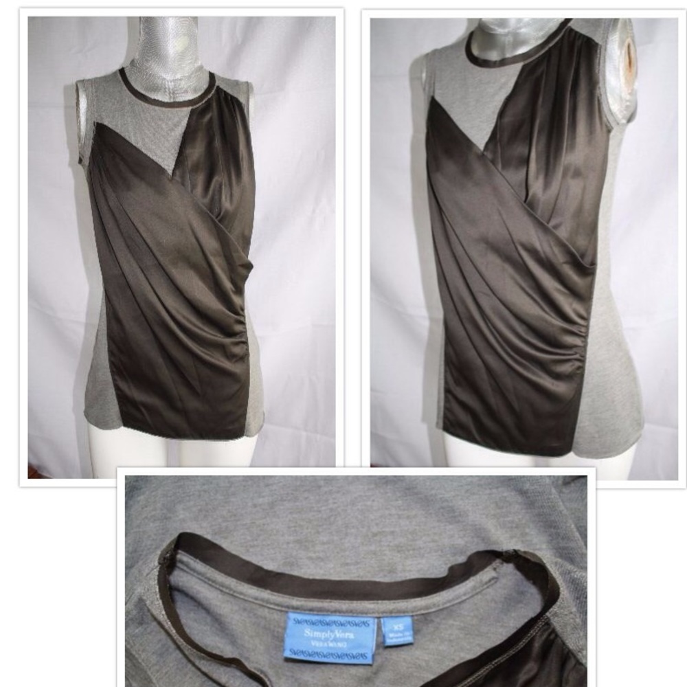 2 sleeveless blouses