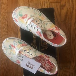 Disney Vans Ariel Little Mermaid size 12 New w/Box