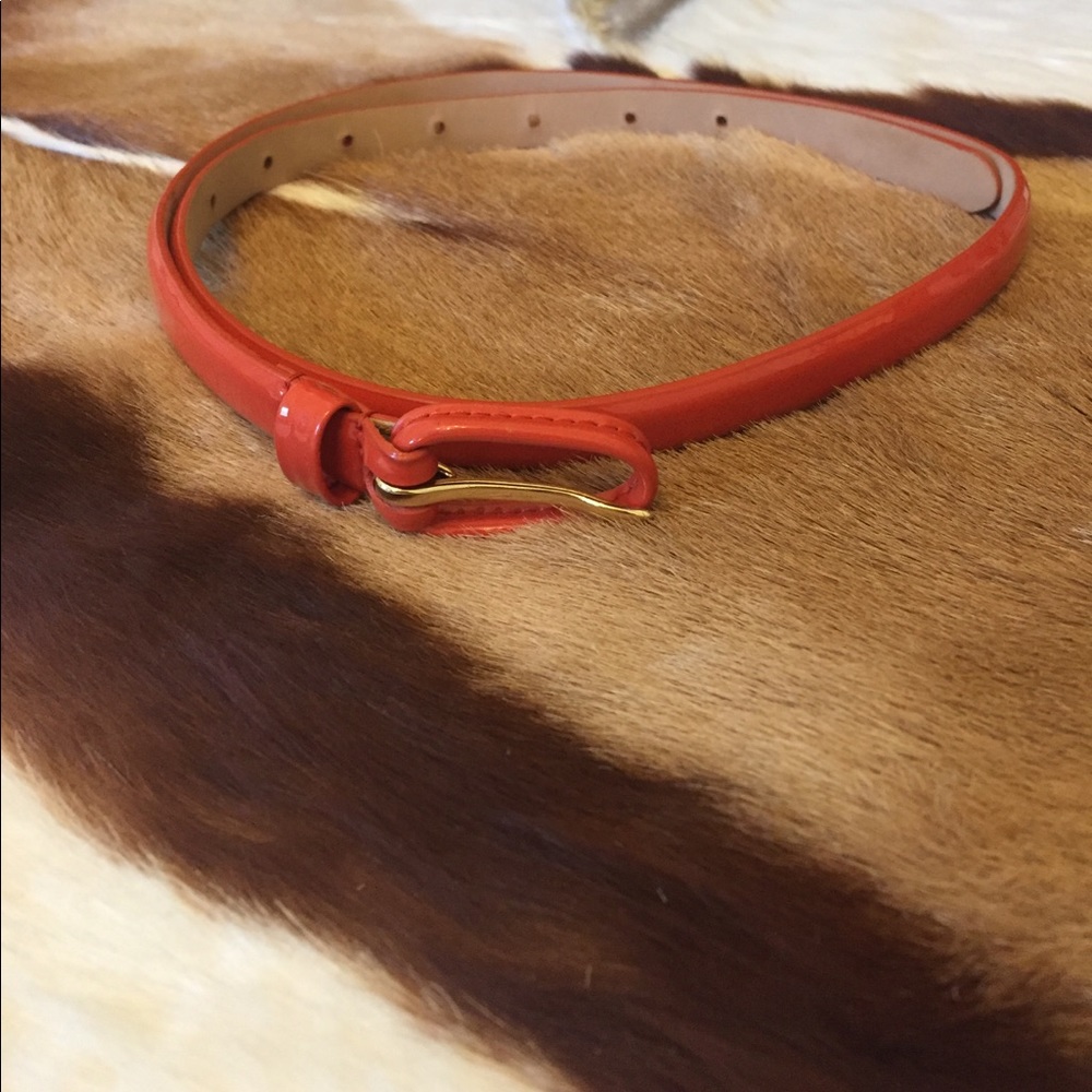 J.Crew size S orange belt
