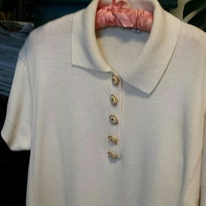 St. John's polo knit shirt (Size M-L)
