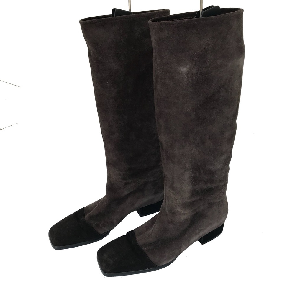 Chanel Suede Boots