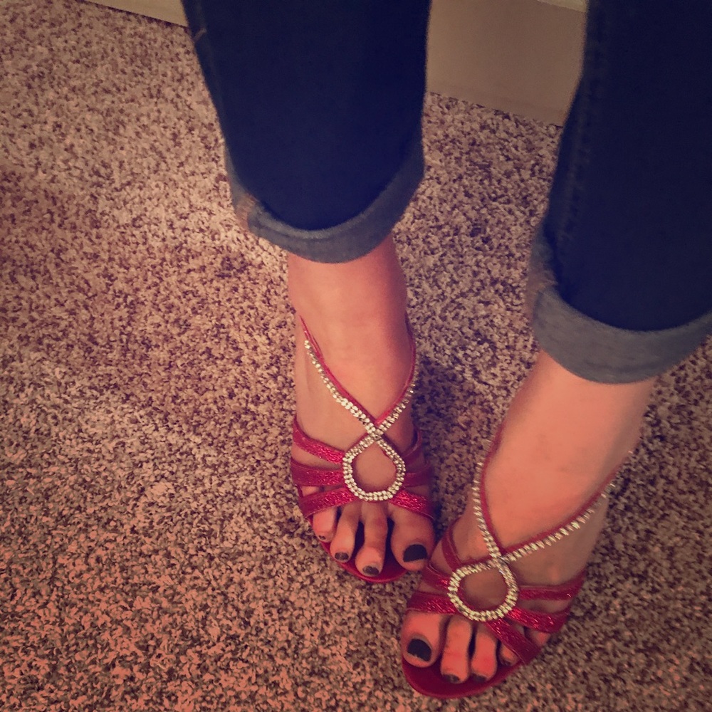 Sparkly Pink Prom Shoes 💕