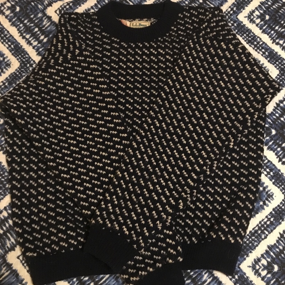 LL Bean women's early 2000s sweater