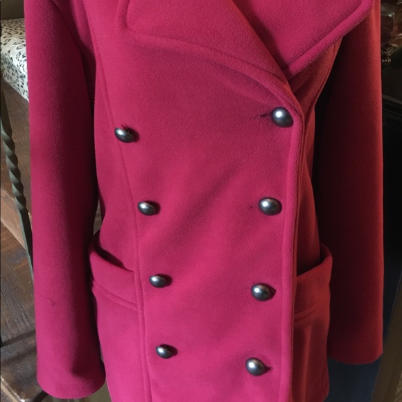 TELLURIDE NWOT-RED MILITARY STYLE JACKET SIZE LG - Picture 3 of 8