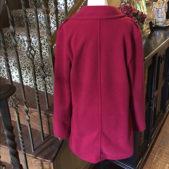 TELLURIDE NWOT-RED MILITARY STYLE JACKET SIZE LG - Picture 5 of 8