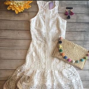 Pretty crochet lace dress