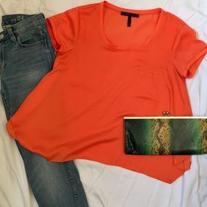 Cute BCGB orange top!