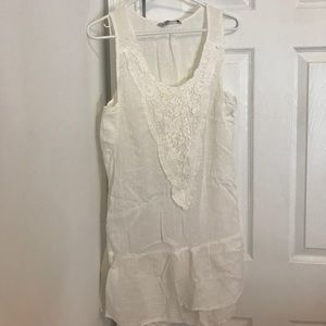 Zara White Dress