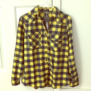 New yellow & blue flannel!