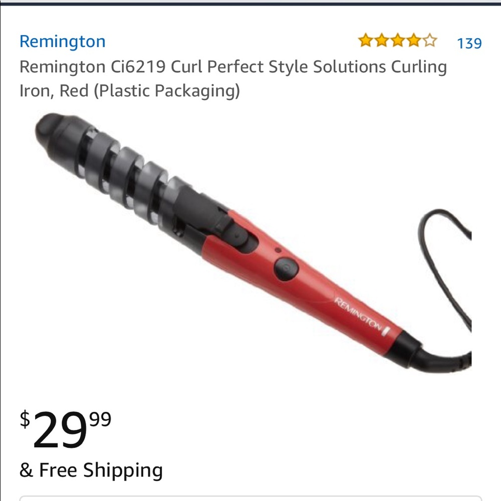 Remington curl perfect with big sexy hair spray