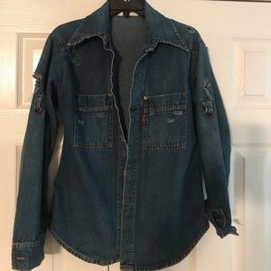 Levi's vintage blue jean jacket /shirt.