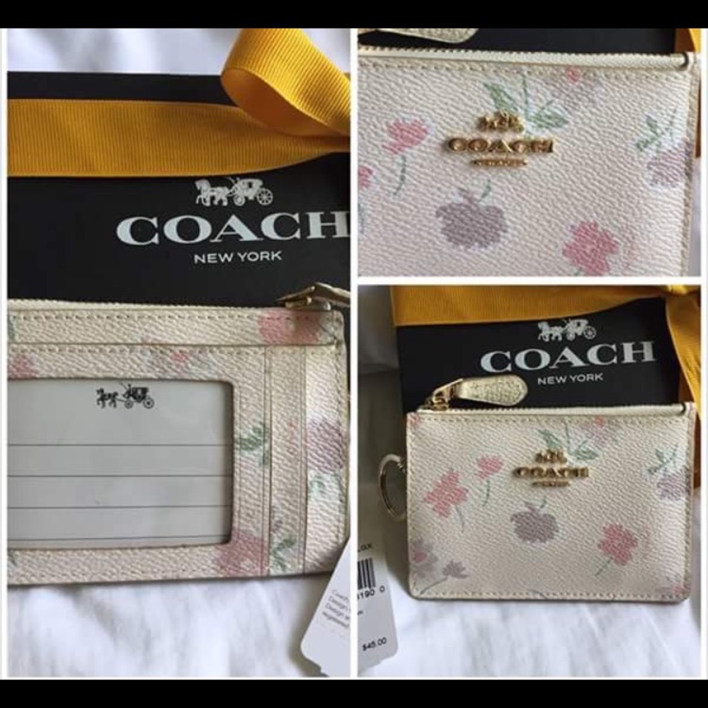 Coach mini skinny wallet