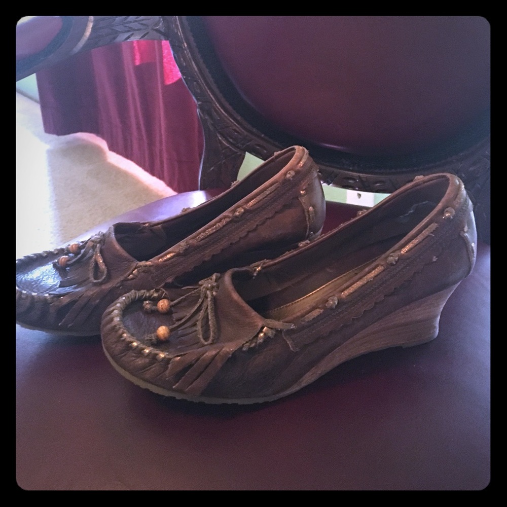 Sam Edelman moccasin wedges