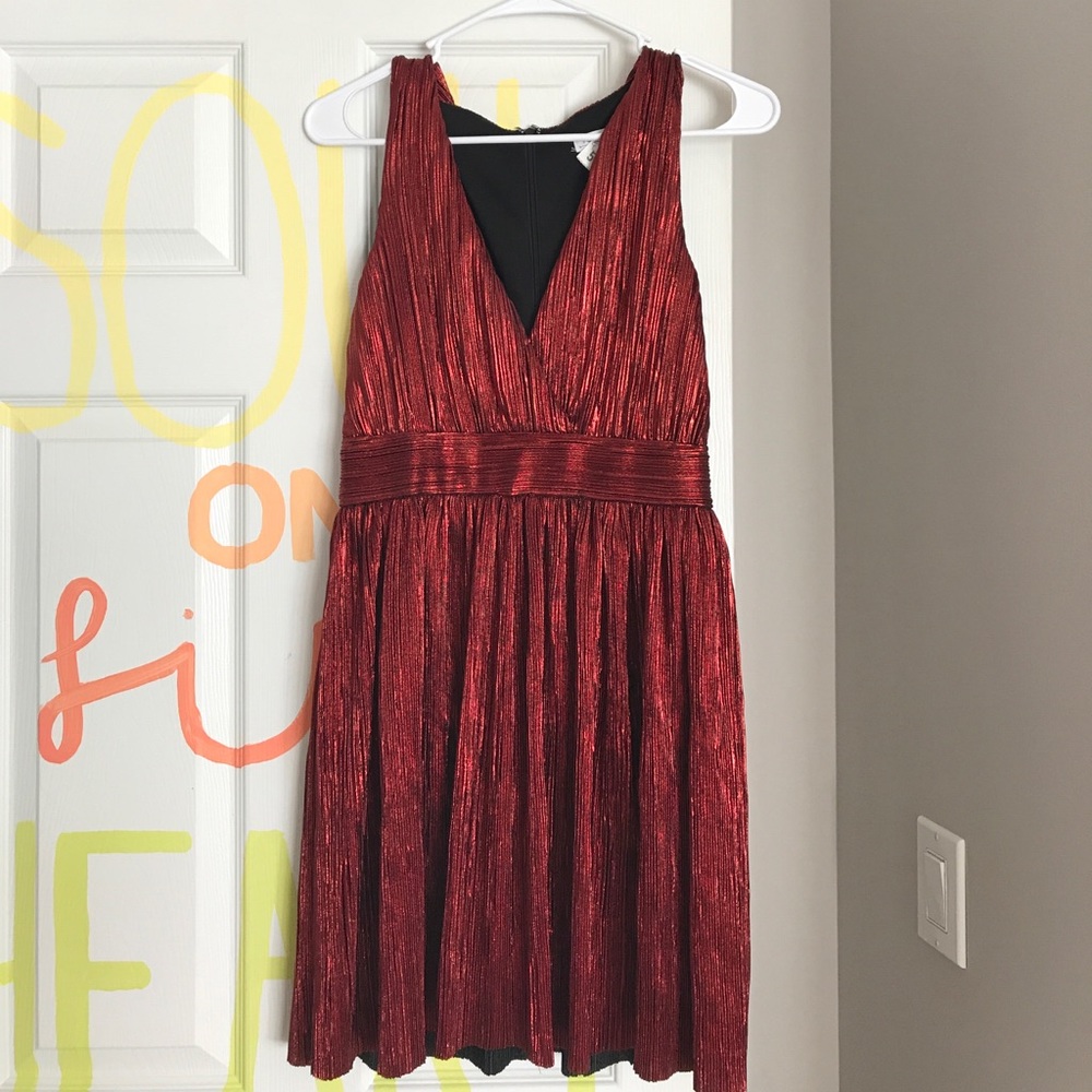 shimmery hoco dress!!
