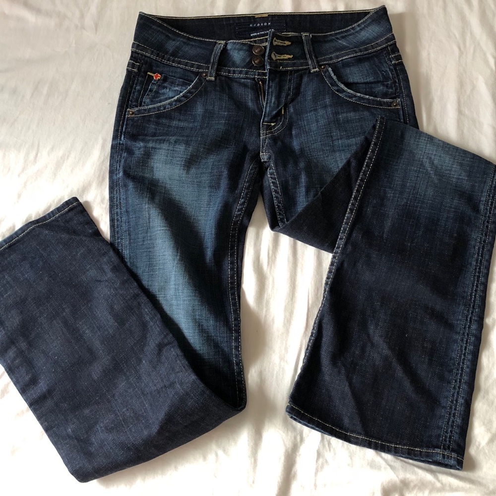 Hudson bootleg jeans. Excellent condition.