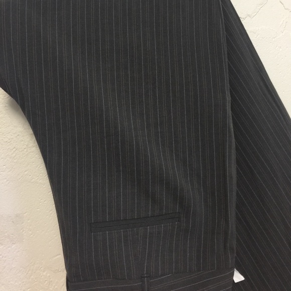 Chico's Pinstripe Gray Trouser Pants - Picture 5 of 7