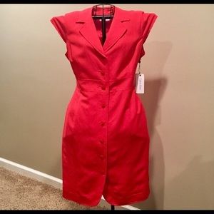 Calvin Klein red dress