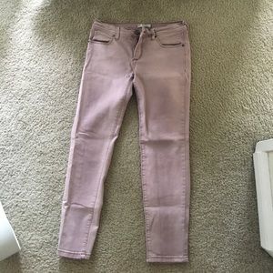 Free People pink denim