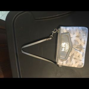 Small coach wristlet