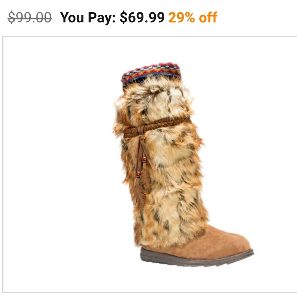 New Muk Luks size 7 tall boots