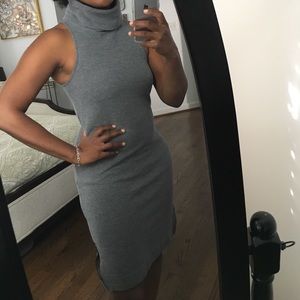 Banana Republic Grey Turtleneck Dress