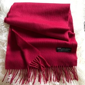 Gorgeous Hot Pink Cashmere Scarf