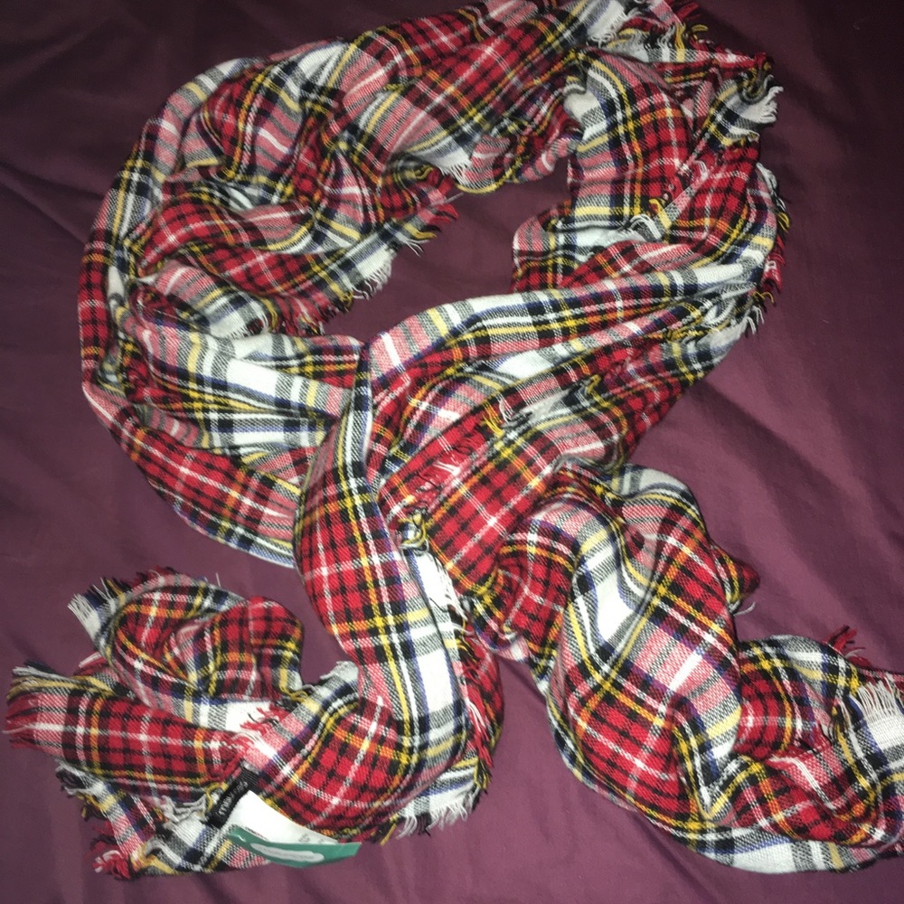 Plaid Blanket Scarf