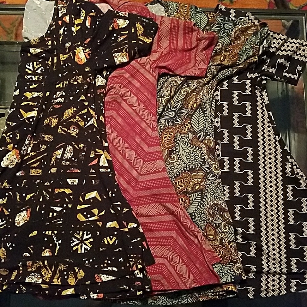 LuLaRoe "perfect t" XXS 4-pack bundle
