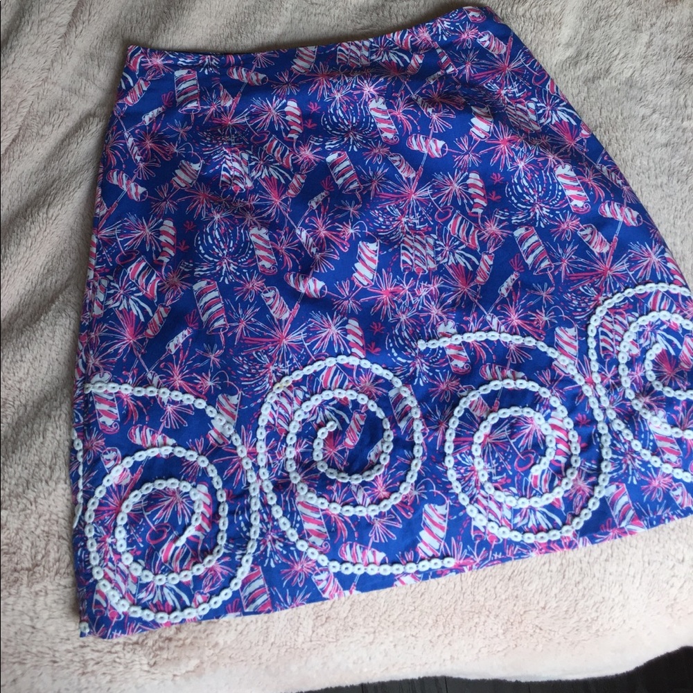 LILLY PULITZER firecracker skirt