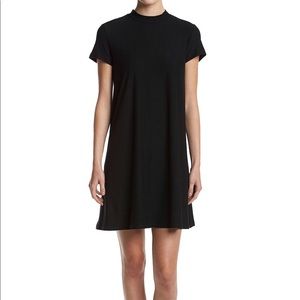 NWT Pink Rose Mock Neck A-Line Swing Dress