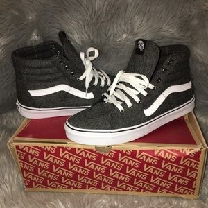 Vans SK8 Hi Tweed Men's Shoes Sz 10.5 Skate