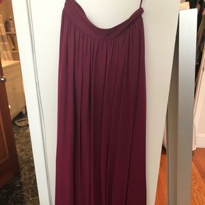 Hitherto Jane skirt bhldn cranberry / burgundy