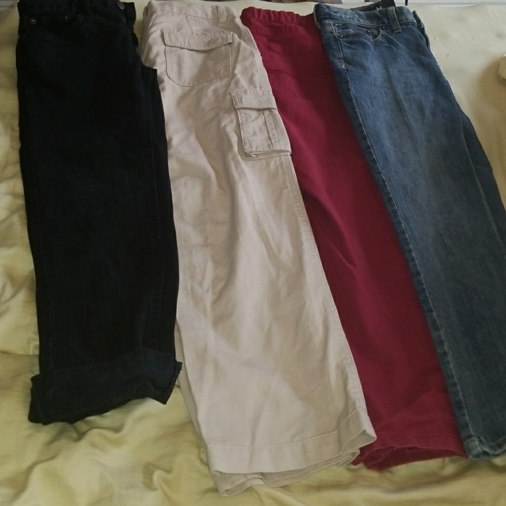 5 pair of boys pants Nautica Arizona +more sz10