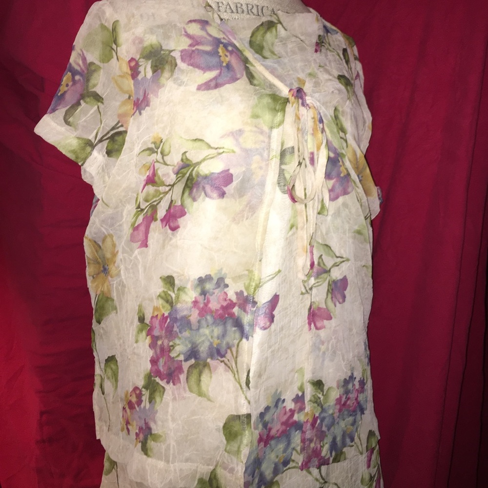 Plus size Flower dress mori