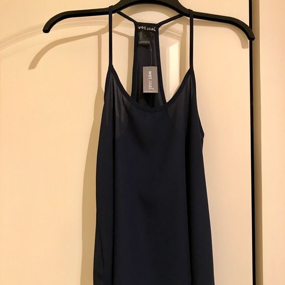 Navy shift top - Picture 2 of 3