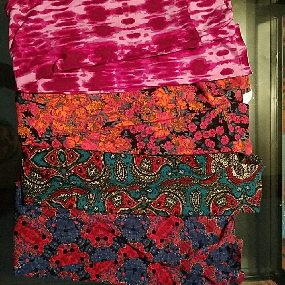 Lularoe leggings OS 4 piece bundle