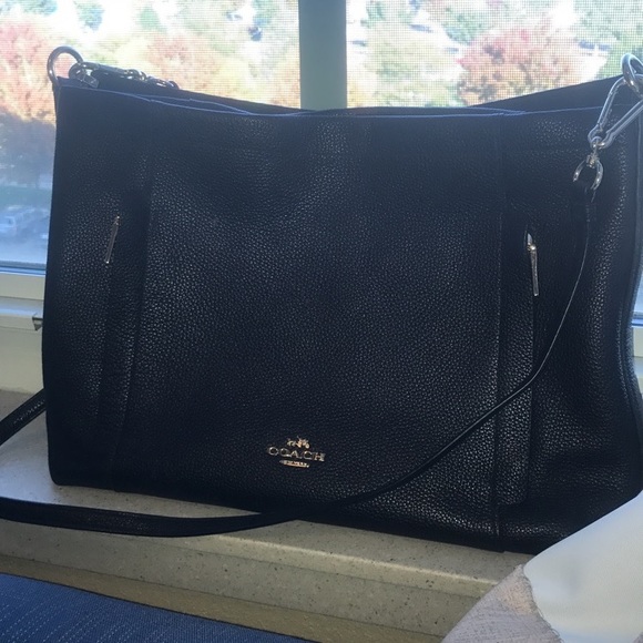 Coach Handbags - Black Coach Purse Rare✨