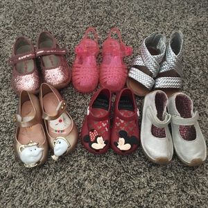 Girls Size 8 Bundle - 6 pairs of shoes
