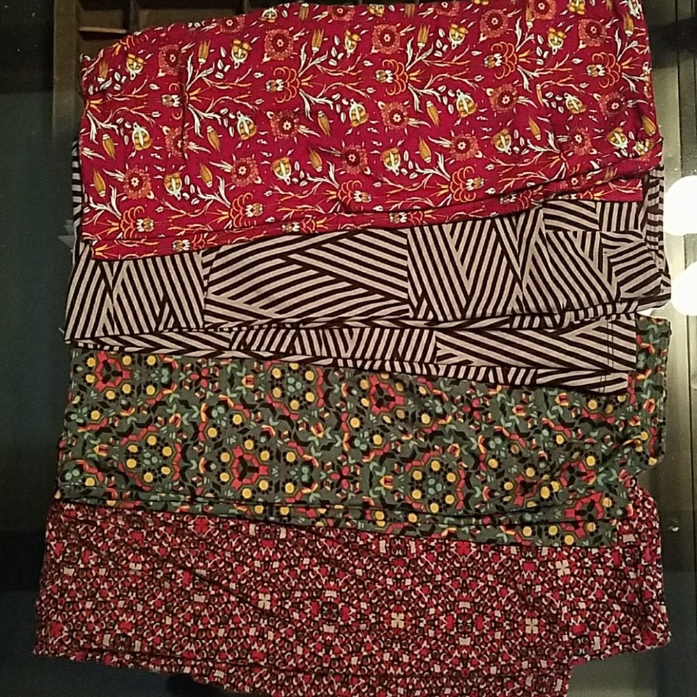 Lularoe leggings OS 4-Piece bundle