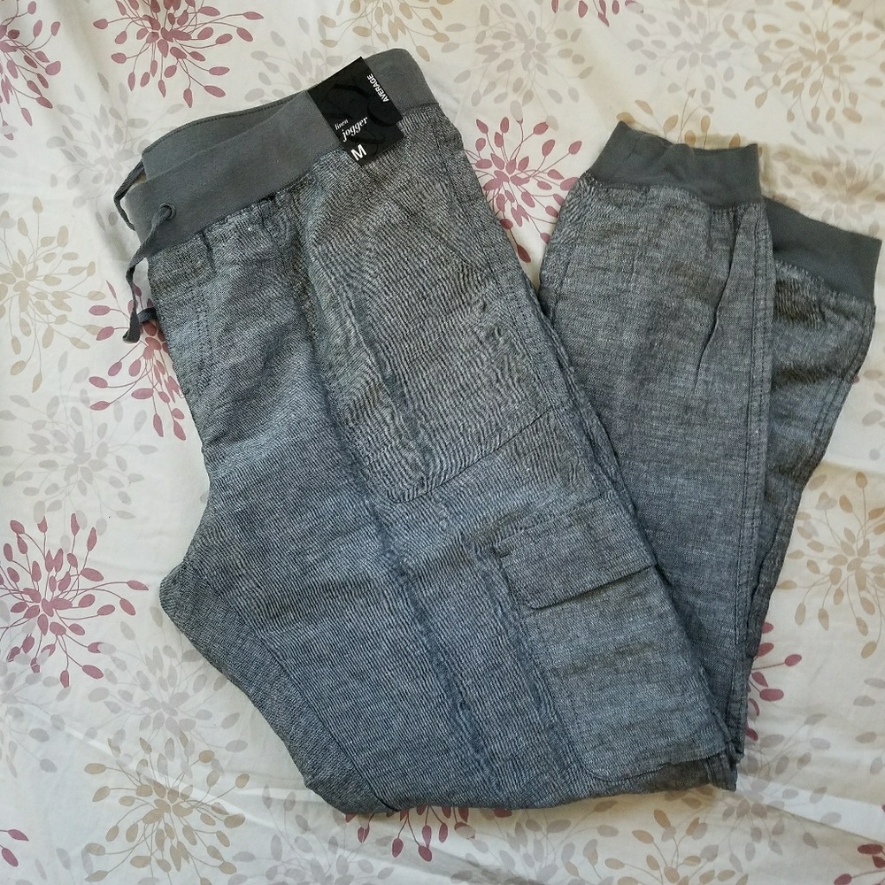 New York & Company Linen Joggers