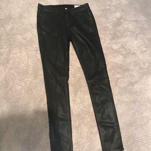 Rag & bone shiny skinny jean
