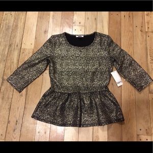 Peplum dress shirt. NWT from Nordstrom