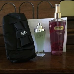 Vs halo perfume spray& ravishing love w/bag