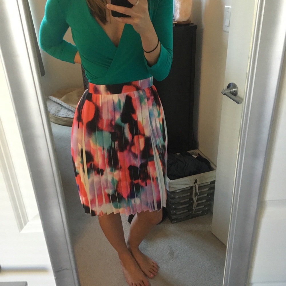 French Connection Spray Paint Skirt Size 4