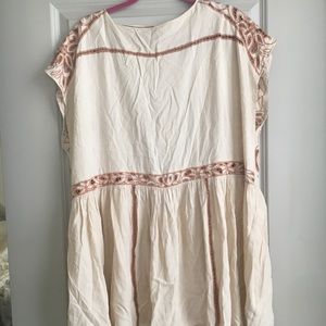 Free people dress cut out back