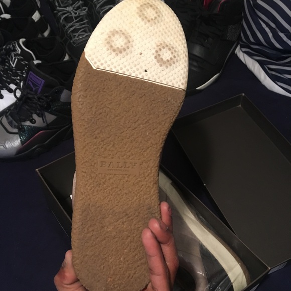 Men's Bally sneakers size 8 - Picture 3 of 4