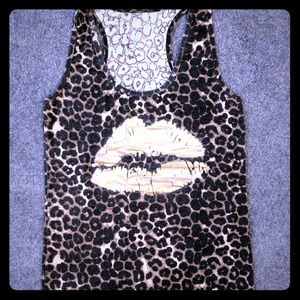Rue 21 leopard kiss tank sz. XL