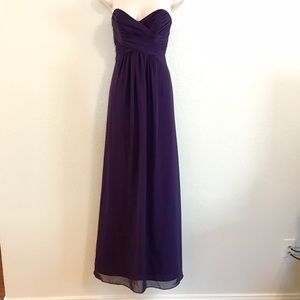 Alfred Angelo ( style B2078) Eggplant Strapless
