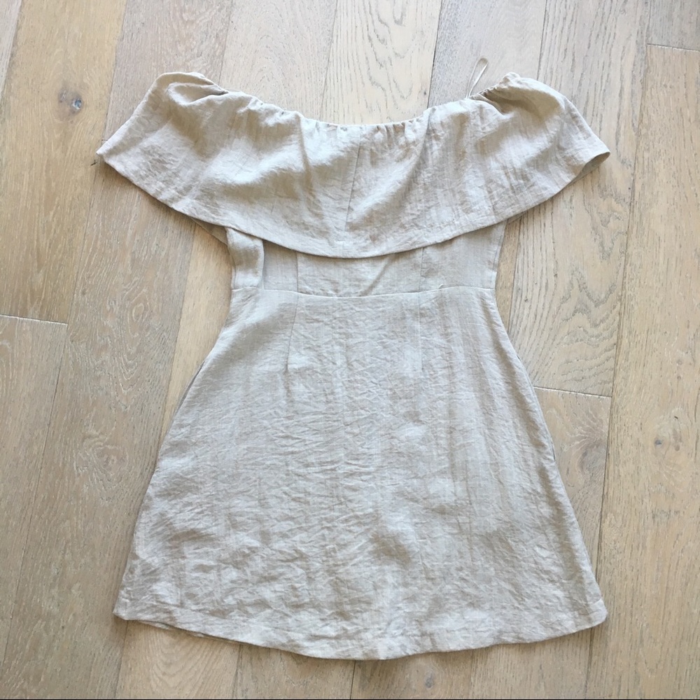 Lush button down off the shoulder dress - Picture 2 of 5