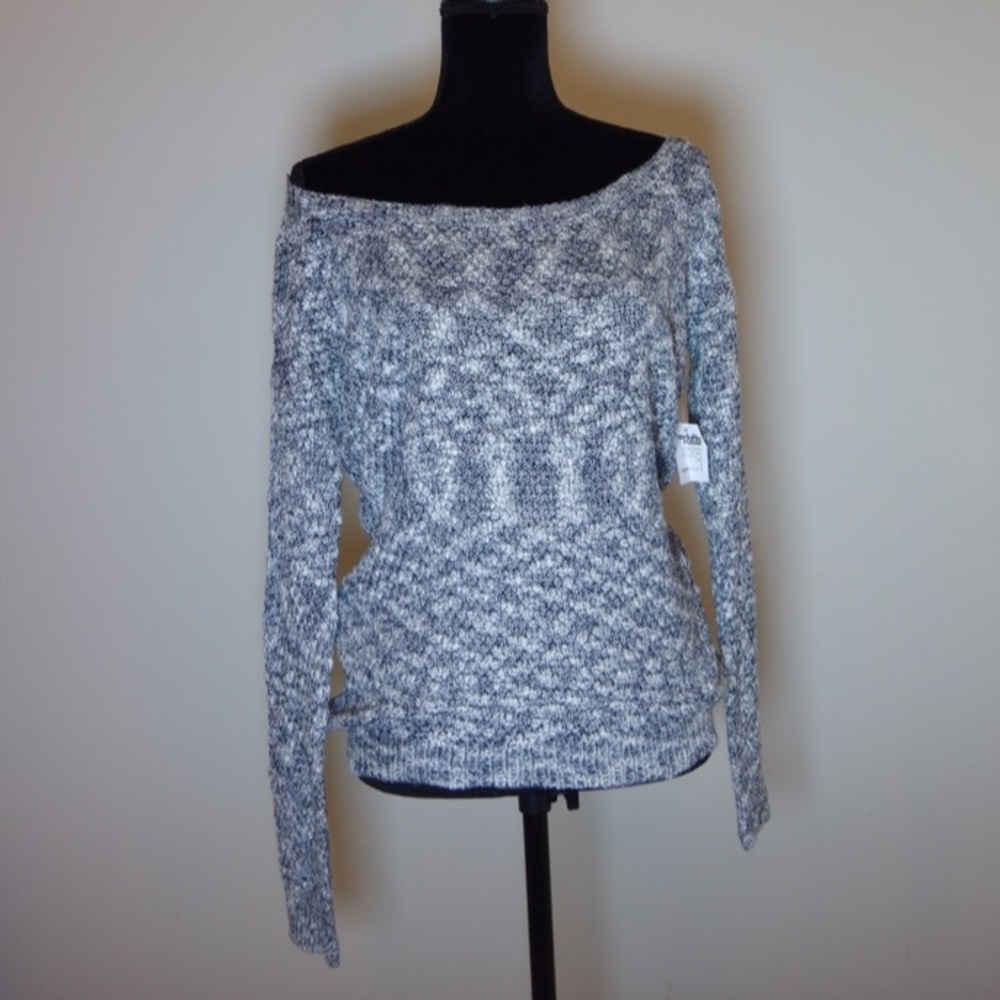 Off the shoulder sweater